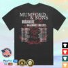 Mumford And Sons Merch Store Black Uk & Eu Tour 2025 Stamp Print T-Shirt 1 Mumford And Sons Merch Store Black Uk & Eu Tour 2025 Stamp Print T-Shirt