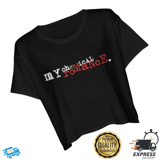 My Chemical Romance Merch Store Three Cheers Logo Crop Top