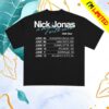 Nick Jonas Store Merch A Night With Nick Tour Shirt