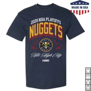 Nuggets Shop Merch Store Denver Nuggets 2026 Nba Playoffs Stars T-Shirt