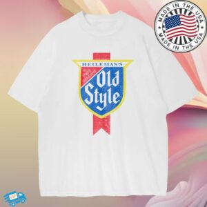 Old Style Beer Merch Store Vintage Shield Tee