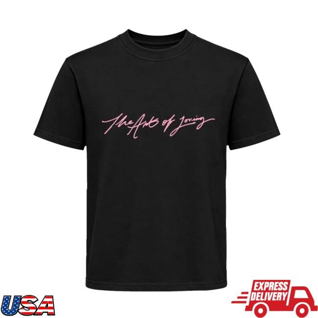 Olivia Dean Store Merch The Art Of Loving Script Shirt