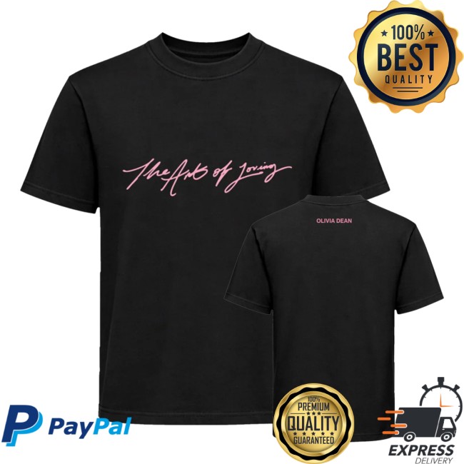 Olivia Dean Store Merch The Art Of Loving Script Shirt