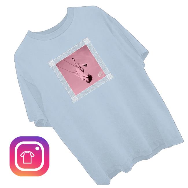 Olivia Rodrigo Merch Shop Store Lace Album Cover Blue 3 Olivia Rodrigo Merch Shop Store Lace Album Cover Blue T-Shirt