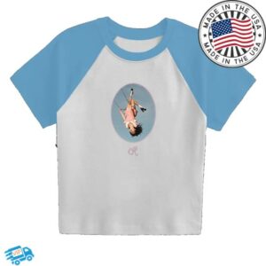 Olivia Rodrigo Store Merch Album Cover Stitched Women's Baby Cropped Raglan