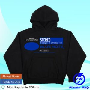 Online Ceramics Merch Shop Blue Note The Finest In Jazz Black Hoodie
