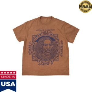 Online Ceramics Store Merch All Things Must Pass Hand Dyed Vintage Rust Tee