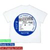 Online Ceramics Store Merch Blue Note Center Label White Shirt 1 Online Ceramics Store Merch Blue Note Center Label White Shirt