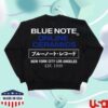 Online Ceramics Store Merch Blue Note Logos Black Crewneck
