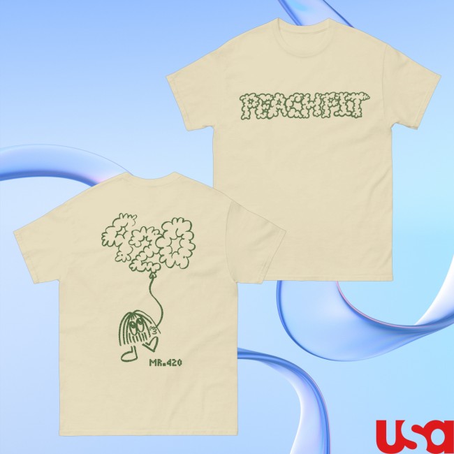 Peach Pit Music Merch Store Mr. 420 Tee 5 Peach Pit Music Merch Store Mr. 420 Tee