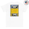 Peach Pit Music Merch Store Tour Tee From 2 To 3 Tour Edition