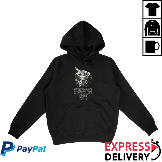 Peach Pit Store Merch Stoned Head Hoodie