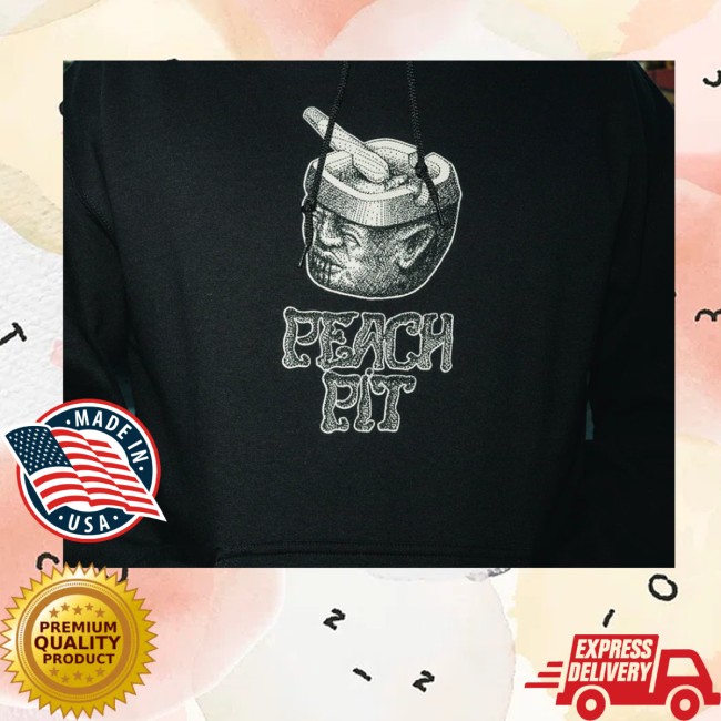 Peach Pit Store Merch Stoned Head Hoodie