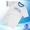 Pentatonix Store Merch Pentatonix Hippie Logo White Royal Blue Ringer Tee