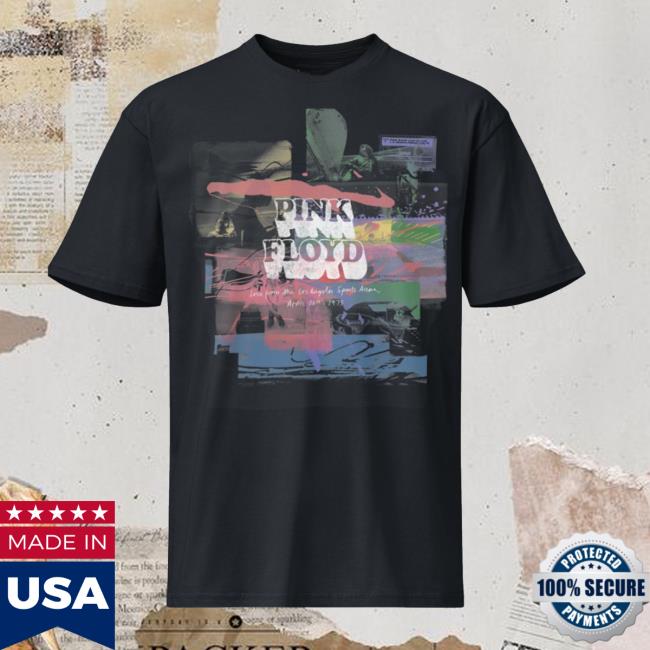 Pink Floyd Store Merch La Sports Arena Collage Shirt