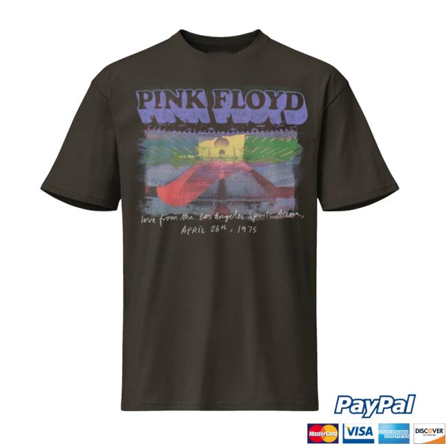 Pink Floyd Store Merch Live From The La Sports Arena Shirt