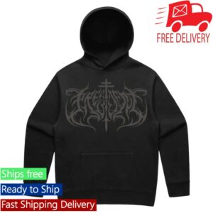 President Merch Store President Metal Logo Hoodie