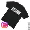 Prettymuch Store Merch Stacked Logo Black Tee