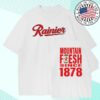 Rainier Brewing Store Merch Shop Mountain Fresh Tee