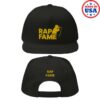 Rap Fame Merch Store Rap Fame Classic Flat Bill Cap Black&Yellow