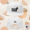 Rap Fame Merch Store Rap Fame Classic Flat Bill Cap White&Black 2 Rap Fame Merch Store Rap Fame Classic Flat Bill Cap White&Black