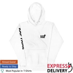 Rap Fame Merch Store Rap Fame Classic Hoodie White&Black
