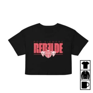 Rbd Store Merch Por Siempre Rbd Black Crop Top