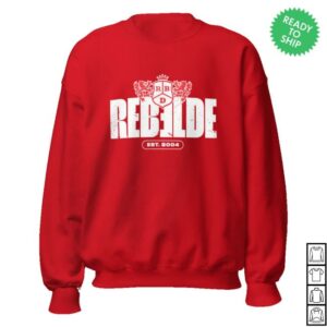Rbd Store Merch Rbd White Emblem Red Crewneck
