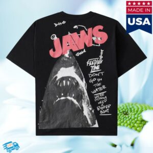 Reason Clothing Store Merch Jaws Feeding Time Short Sleeve Shirt Black