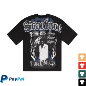 Reason Clothing Store Merch Scarface Power Short Sleeve Shirt Black