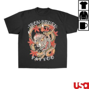 Relentless Store Merch Iron Brush Hannya Shirt