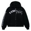 Revenge Merch Store Duality Zip Black