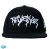Revenge Merch Store Lightning Logo Hat Black White