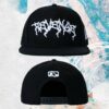 Revenge Merch Store Lightning Logo Hat Black White