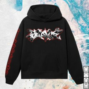 Revenge Merch Store Screwed Hoodie Black