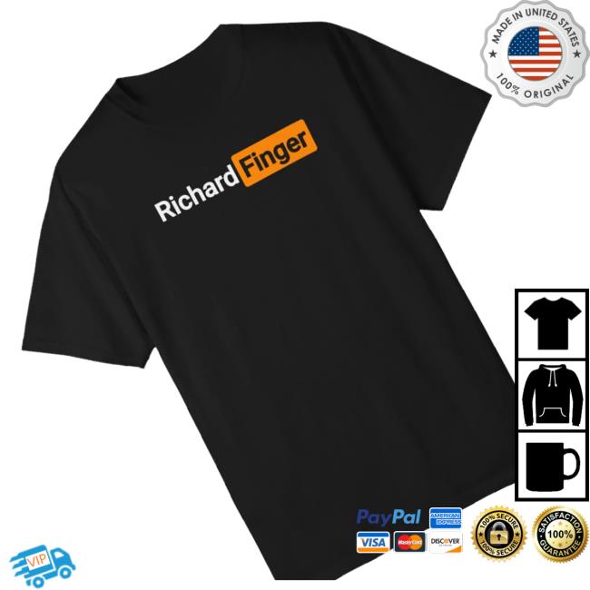 Richard Finger Shop Merch Store Finger Hub Tee 3 Richard Finger Shop Merch Store Finger Hub Tee