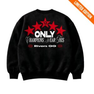 Rivers Gg Store Merch Only Champions Black Sweatshirt