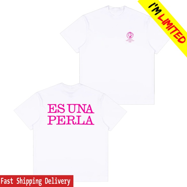 Rosalia Merch Es Una Perla White Tee