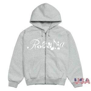 Rosalia Merch Lux Logo Zip Hoodie