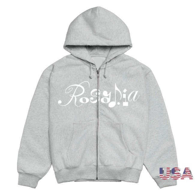Rosalia Merch Lux Logo Zip Hoodie