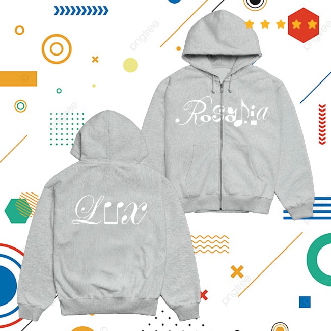 Rosalia Merch Lux Logo Zip Hoodie