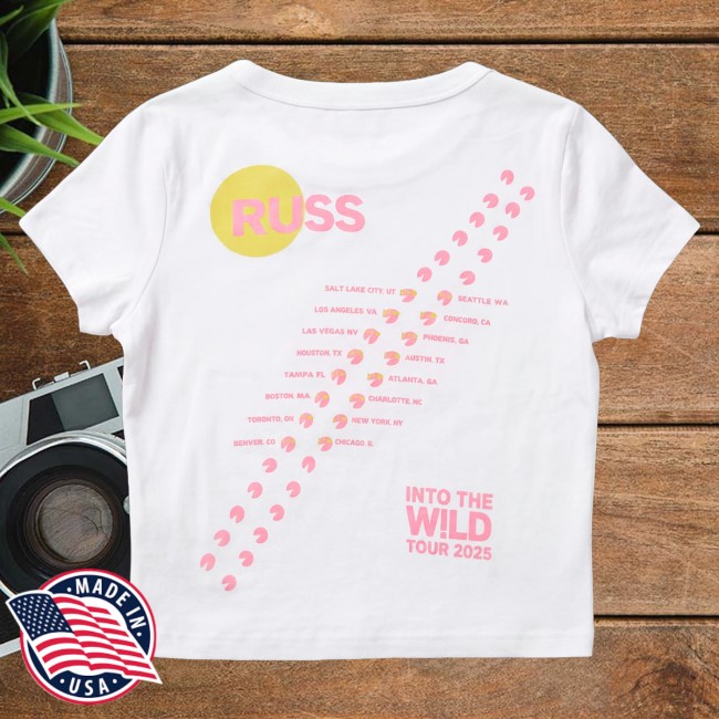 Russ World Merch Store Into The W!Ld Baby Tee