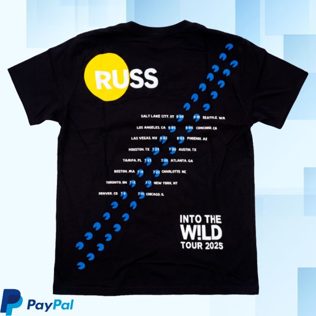 Russ World Merch Store Into The W!Ld Tour Tee