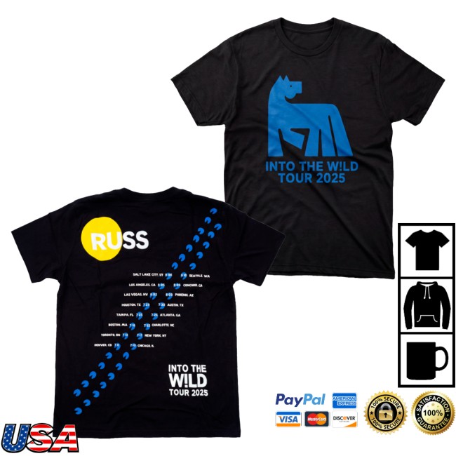 Russ World Merch Store Into The W!Ld Tour Tee