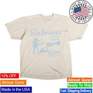 Sabrina Carpenter Merch Shop Store Sabrina Live! In The Desert T-Shirt