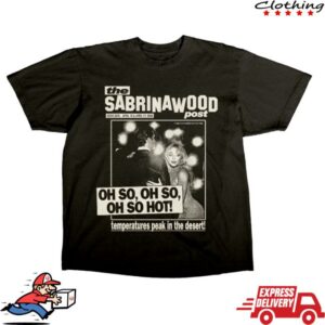 Sabrina Carpenter Merch Shop Store Sabrinawood Post T-Shirt