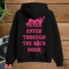 Sabrina Carpenter Merch Store Never Enter Through The Back Door Zip Hoodie