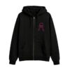 Sabrina Carpenter Store Merch Never Enter Through The Back Door Zip Hoodie