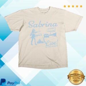 Sabrina Carpenter Store Merch Sabrina Live In The Desert Shirt