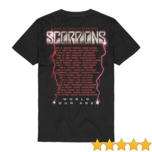 Scorpions Store Merch Coming Home Tour 2026 Shirt